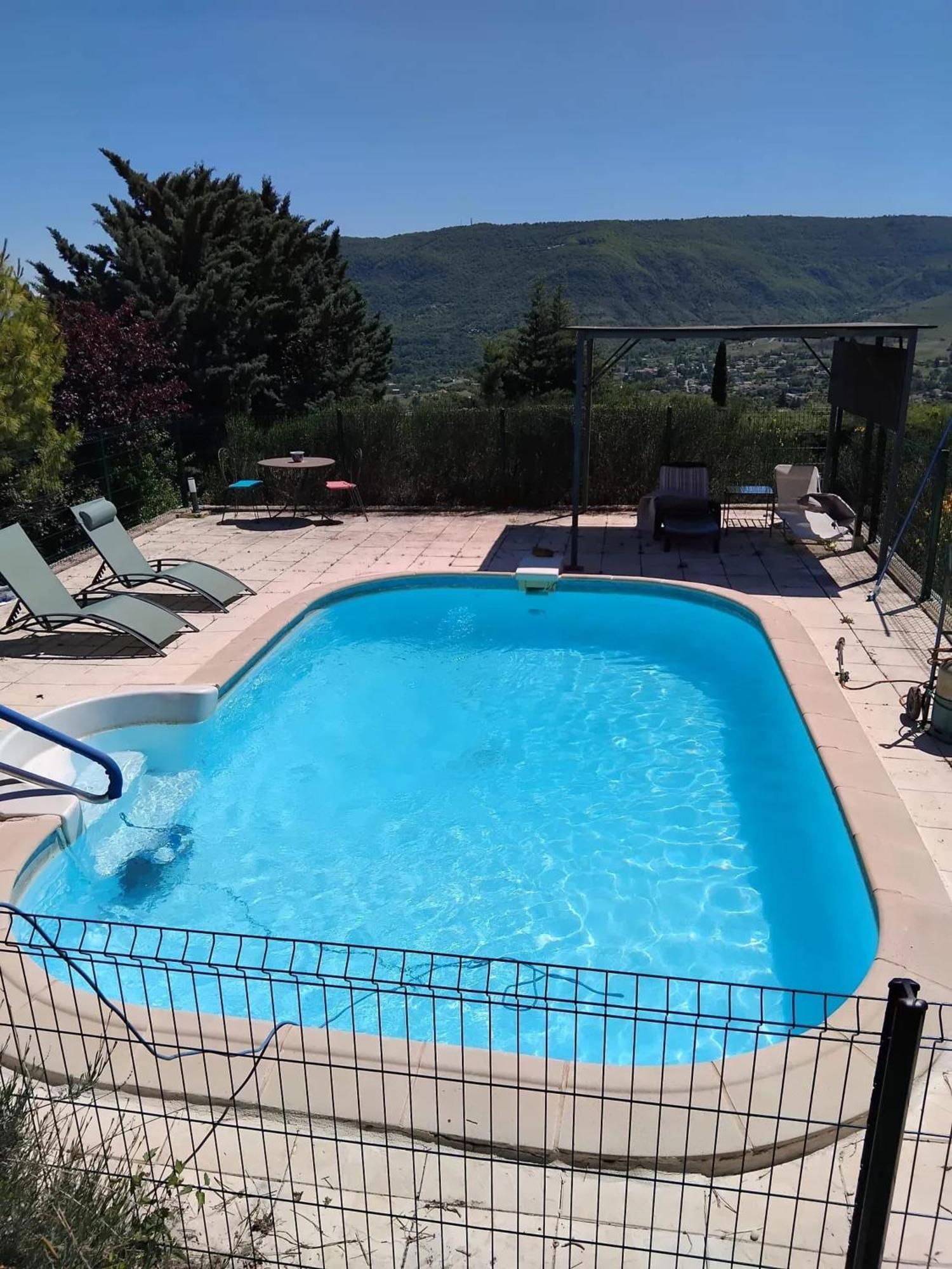 Maison Paisible A Veyras Avec Piscine Privee Et Vue Montagne Exterior foto